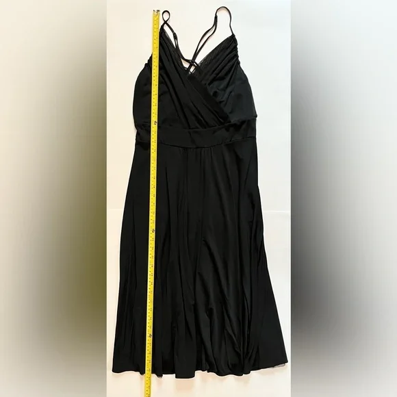 Theory Black Spaghetti Strap Dress - Picture 10 of 10